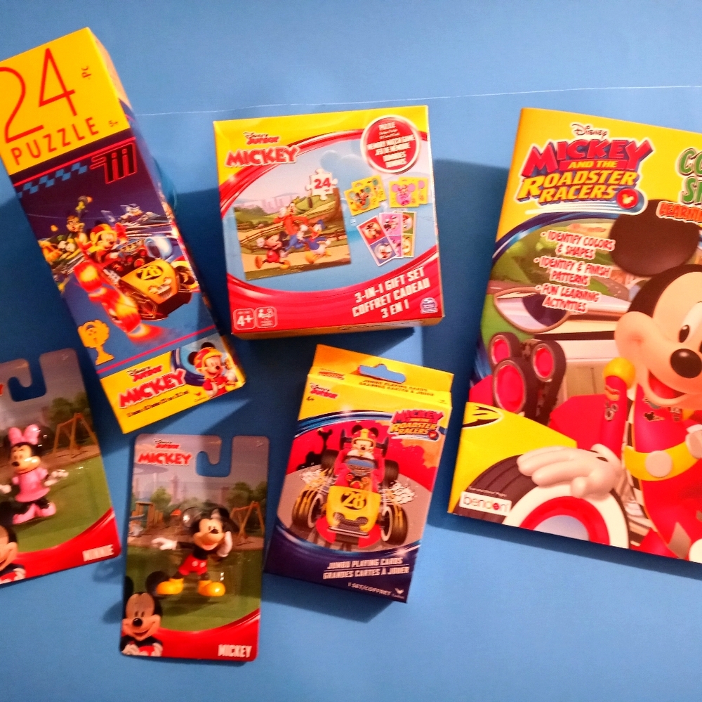 6PC Disney Mickey Mouse Puzzles and More